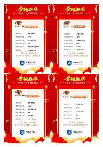 考必达2024届录取喜报