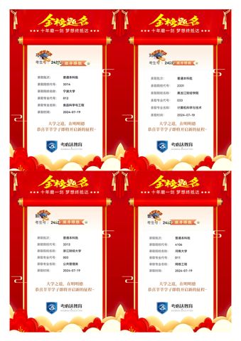 考必达2024届录取喜报